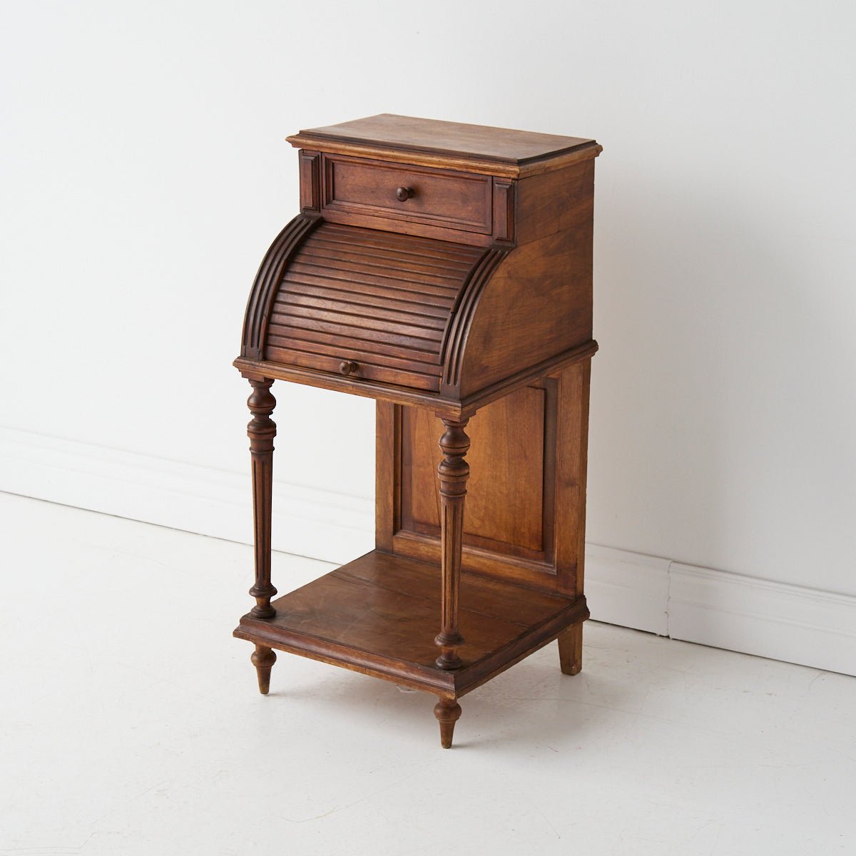 Bedside Table with Tambor Door - elsie green - furniture