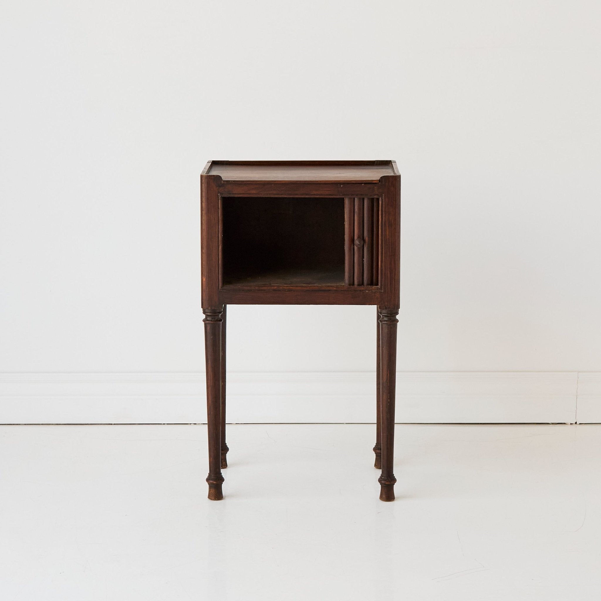 Bedside Table with Tambor Door - elsie green - furniture