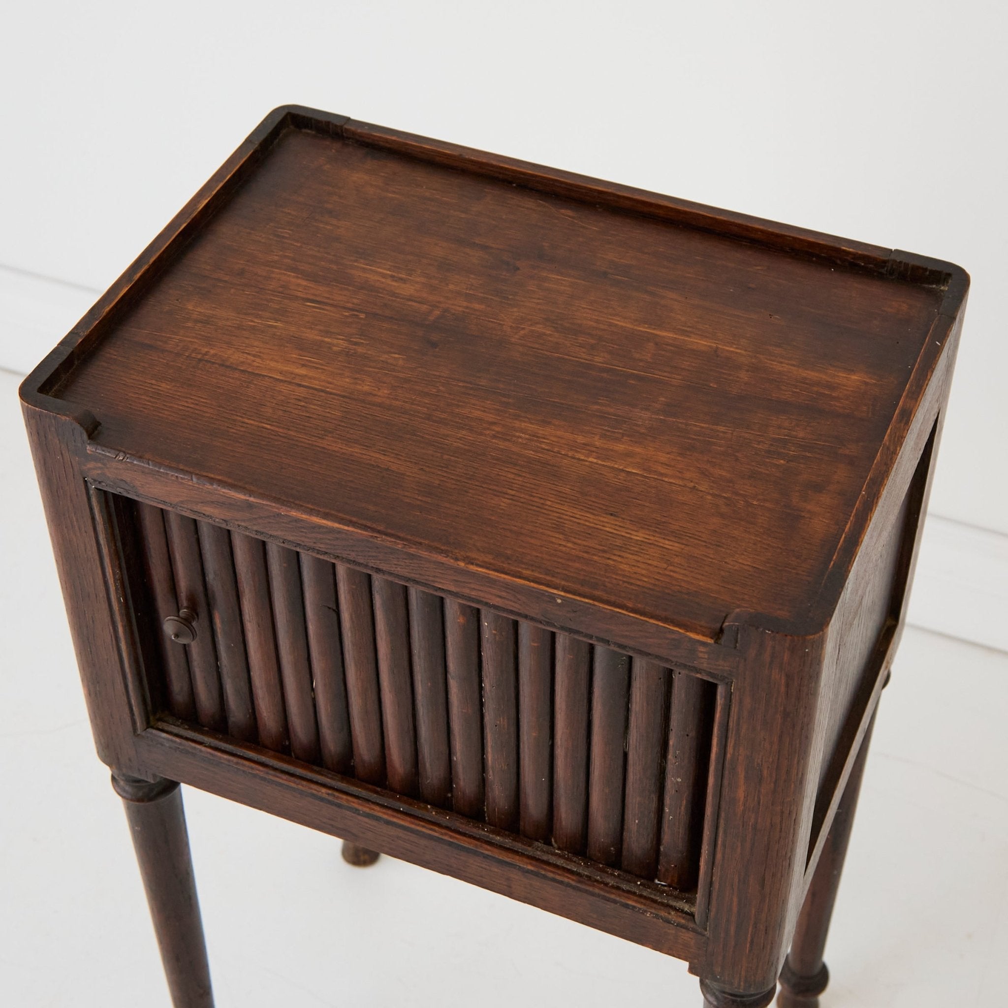 Bedside Table with Tambor Door - elsie green - furniture