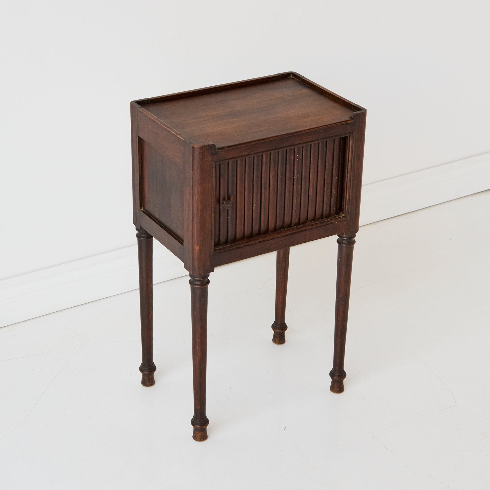 Bedside Table with Tambor Door - elsie green - furniture