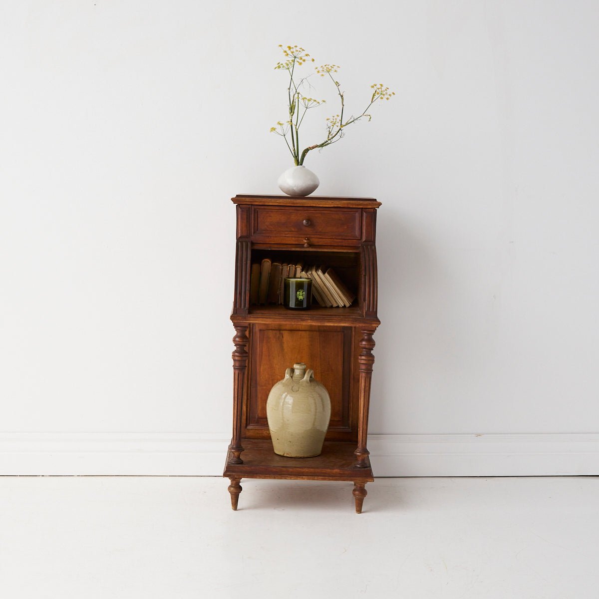 Bedside Table with Tambor Door - elsie green - furniture