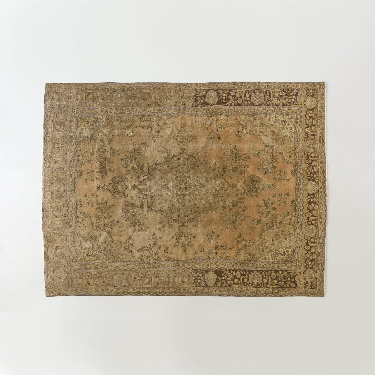 Benouville Vintage Rug | 9'9" x 12'10" - elsie green - textiles