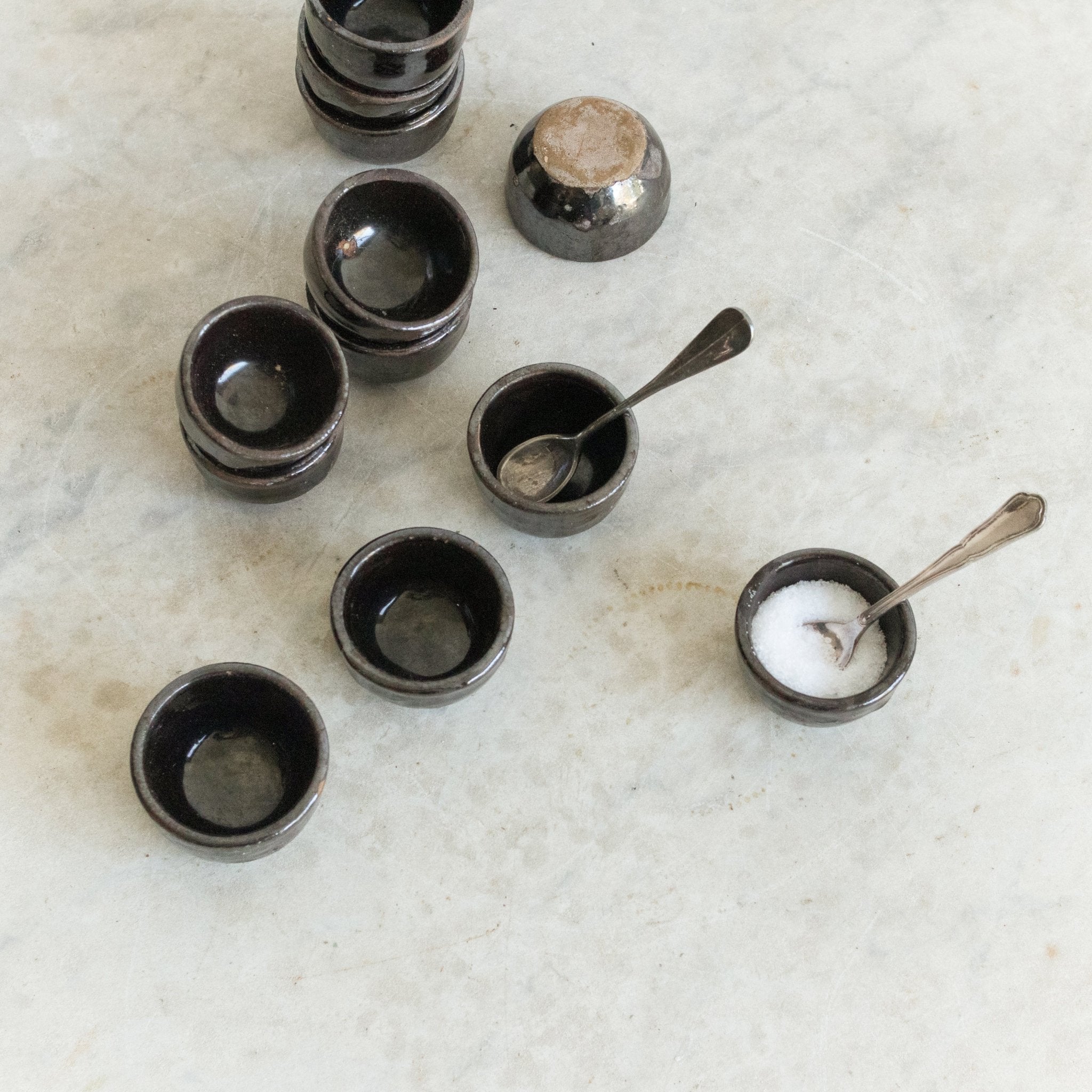 Black Escargot Pot Set Of 10 - elsie green - The French Kitchen