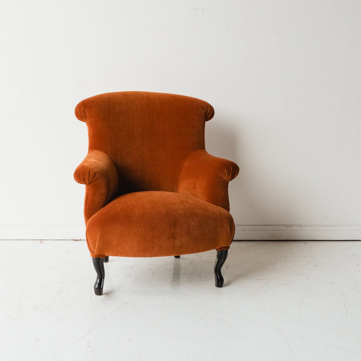 Block Print Crapaud Chair | Copper Velvet - elsie green - furniture