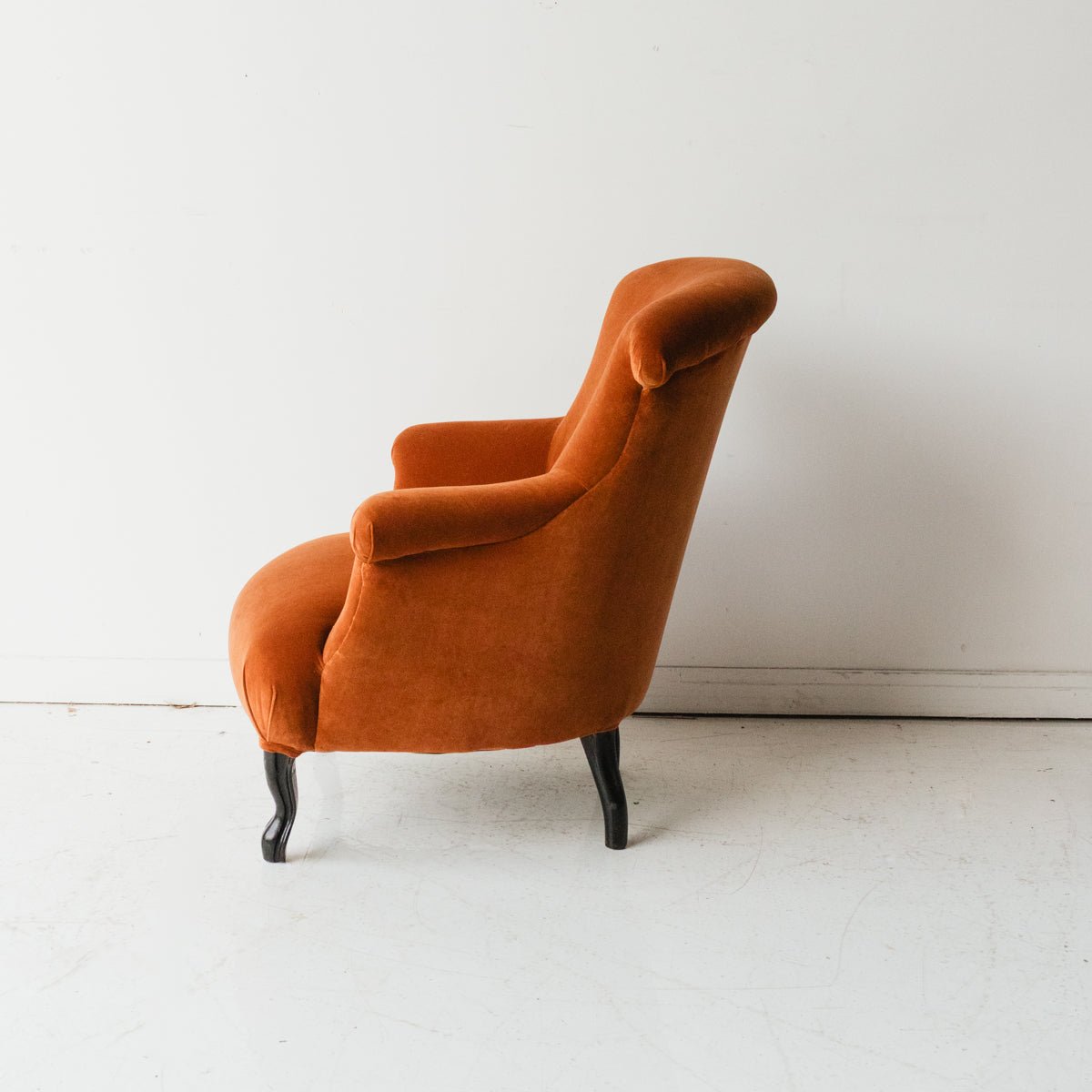 Block Print Crapaud Chair | Copper Velvet - elsie green - furniture