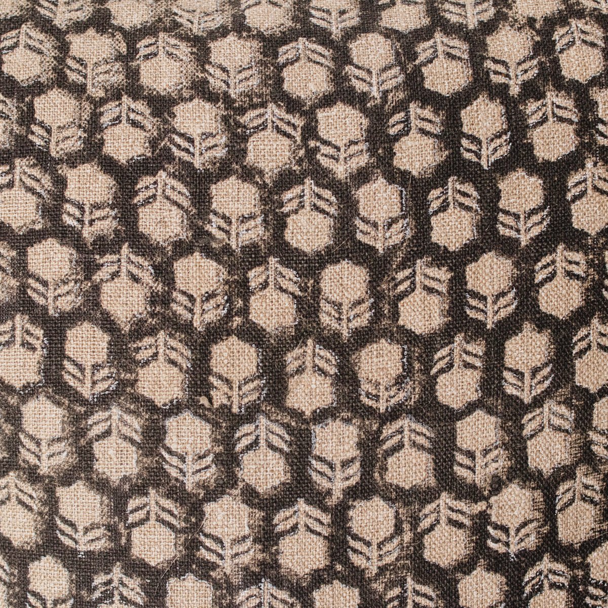 Block Print Pillow Cover | Tulsi Noir - elsie green - Textiles