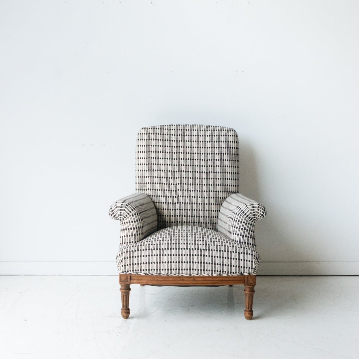 Block Print Reclining Arm Chair | Erica Tanov Jacobsen - elsie green - Furniture