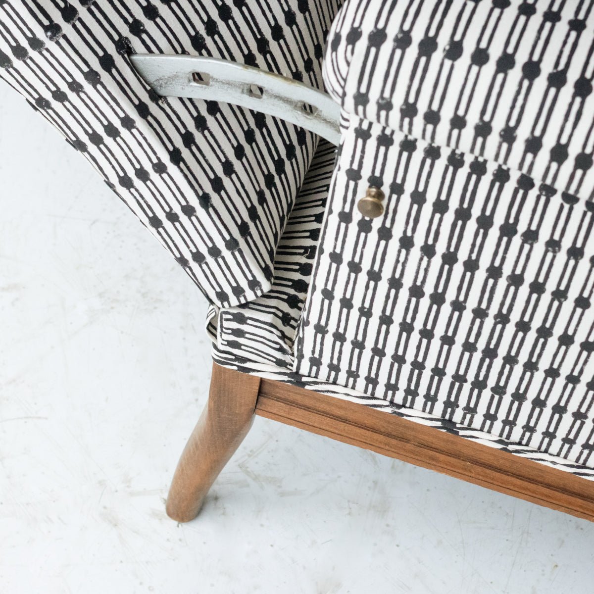 Block Print Reclining Arm Chair | Erica Tanov Jacobsen - elsie green - Furniture