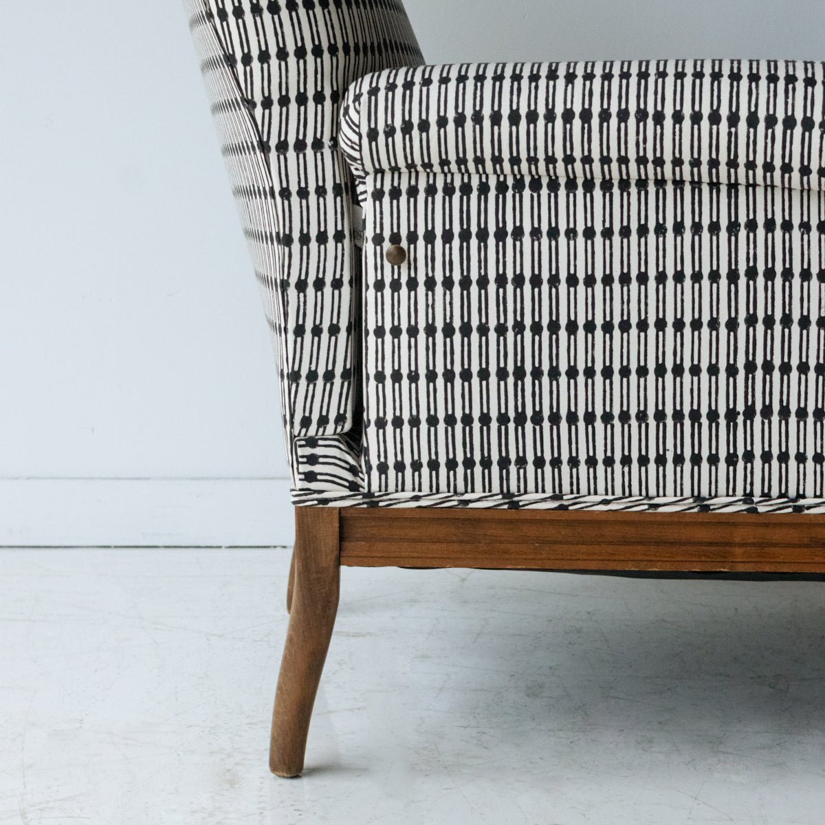 Block Print Reclining Arm Chair | Erica Tanov Jacobsen - elsie green - Furniture