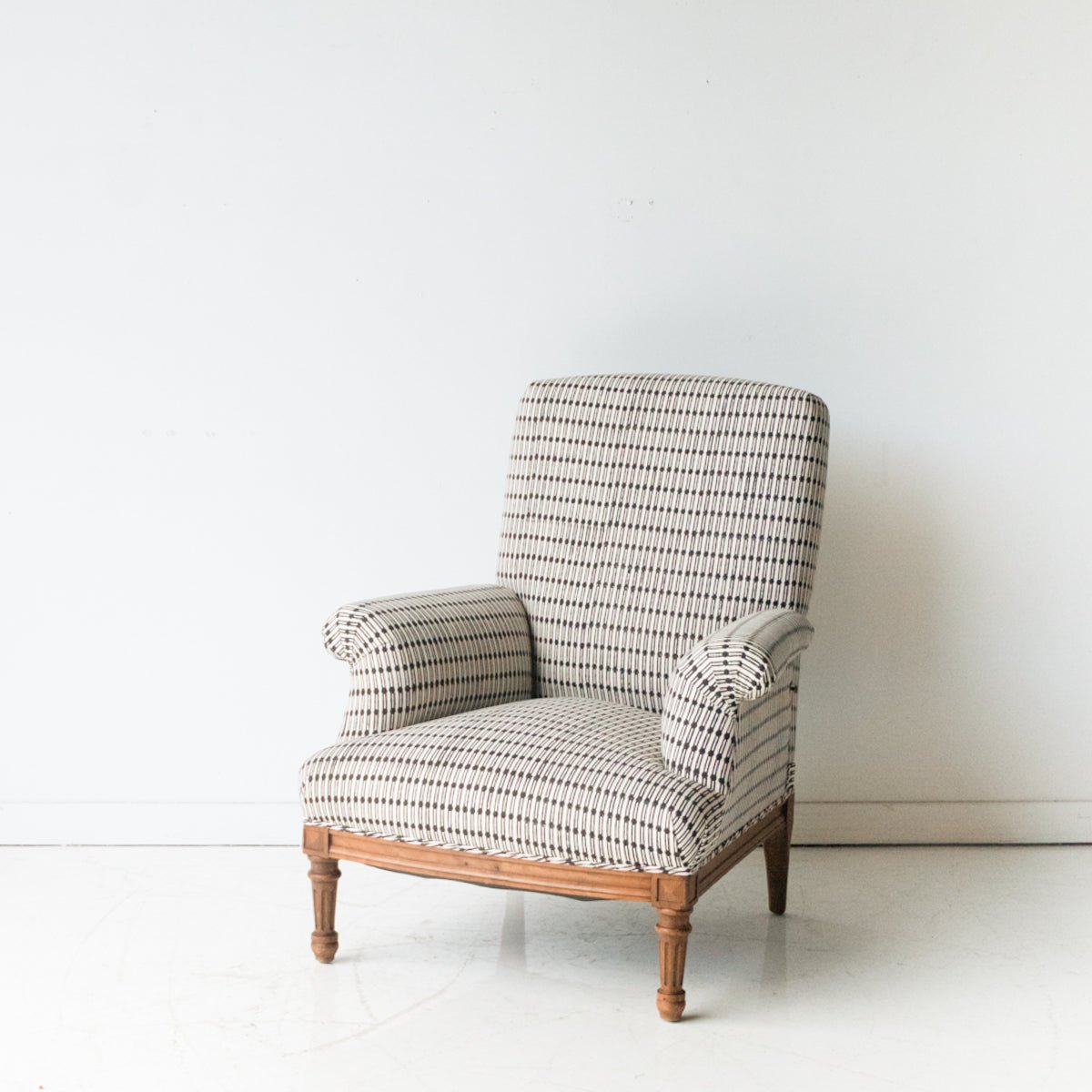 Block Print Reclining Arm Chair | Erica Tanov Jacobsen - elsie green - Furniture