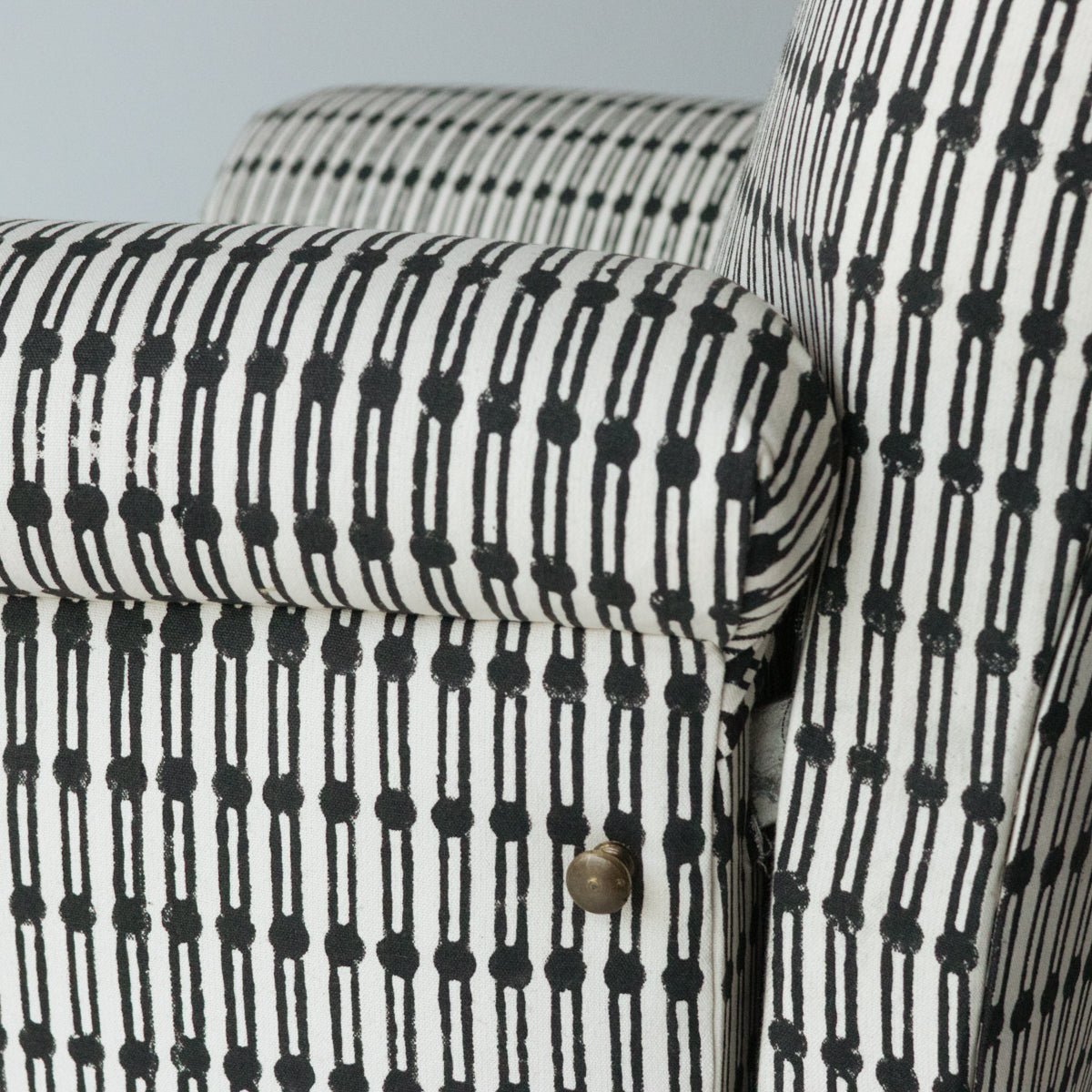 Block Print Reclining Arm Chair | Erica Tanov Jacobsen - elsie green - Furniture