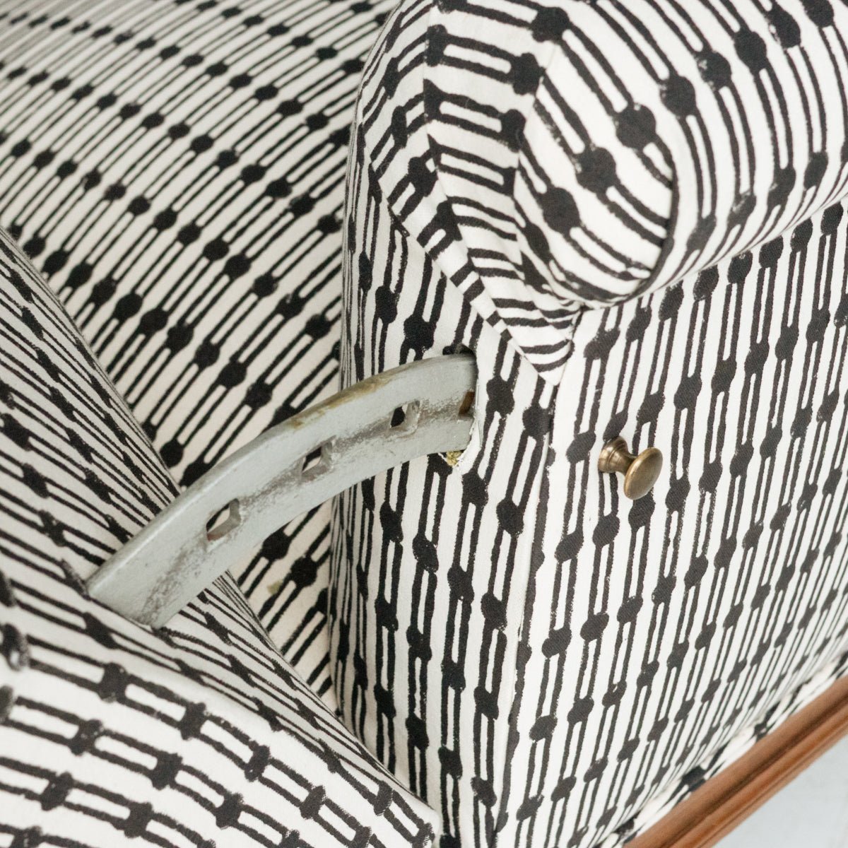 Block Print Reclining Arm Chair | Erica Tanov Jacobsen - elsie green - Furniture