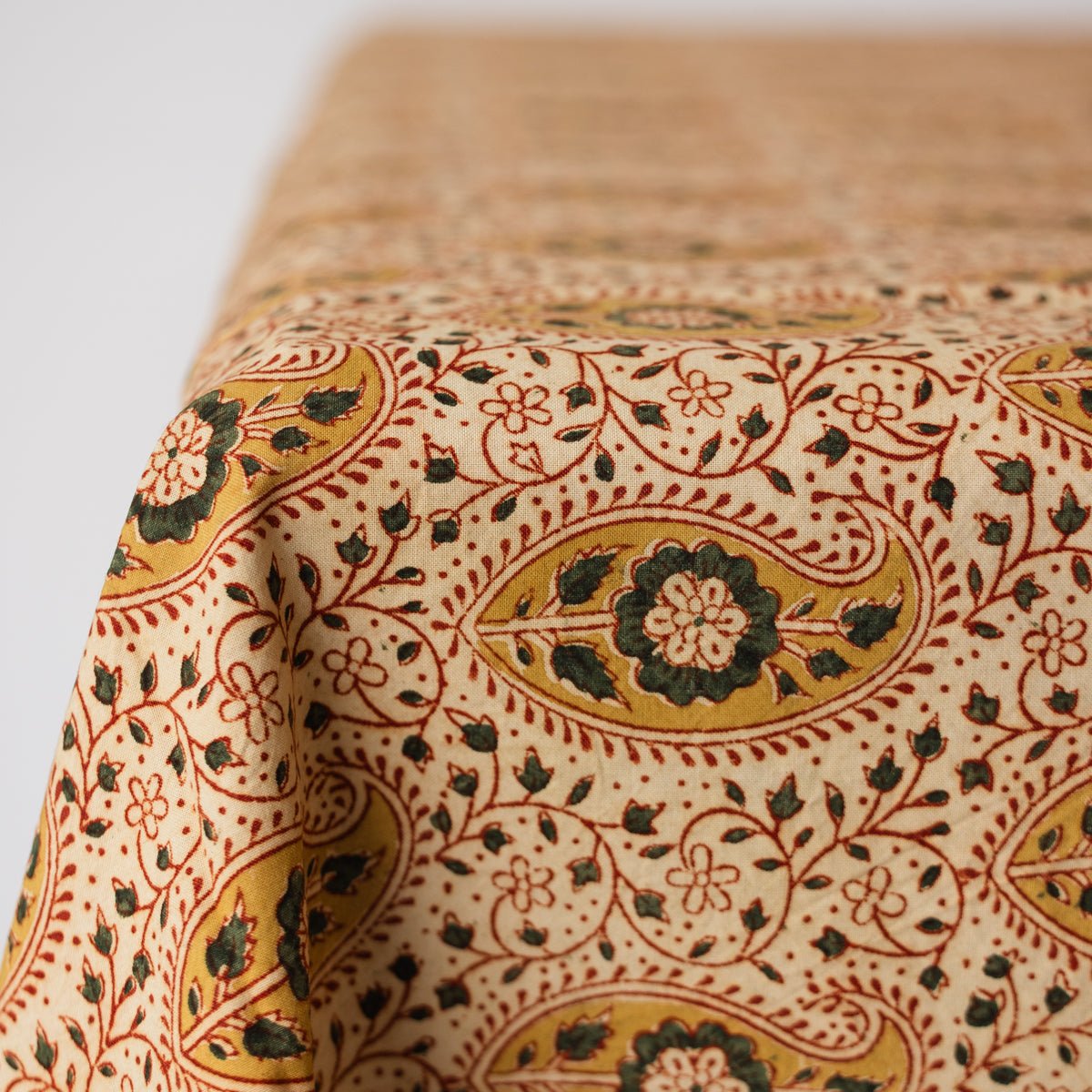 Block Print Tablecloth - elsie green - textiles