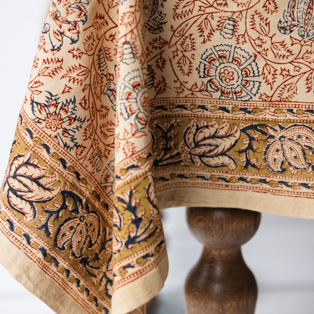Block Print Tablecloth - elsie green - textiles