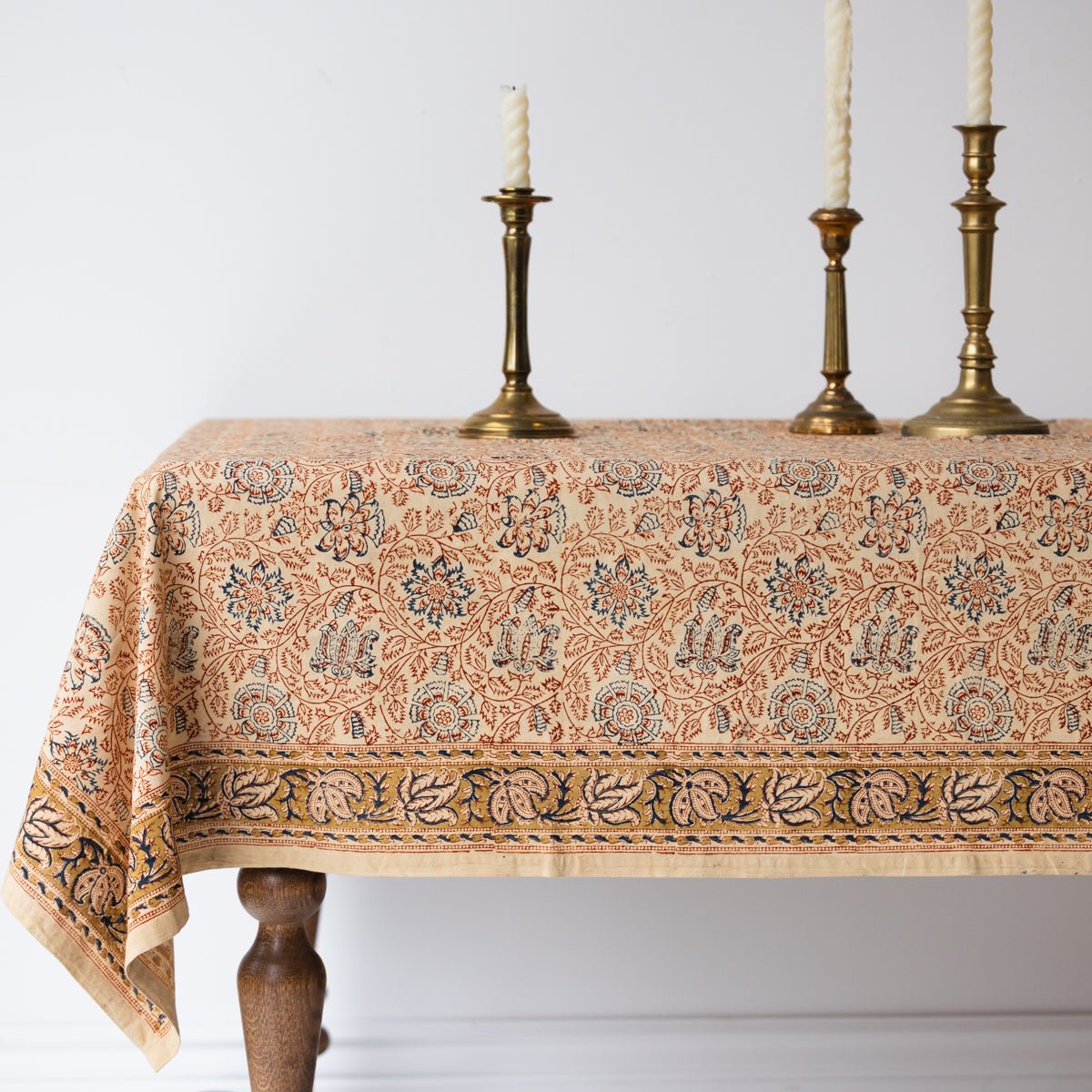 Block Print Tablecloth - elsie green - textiles