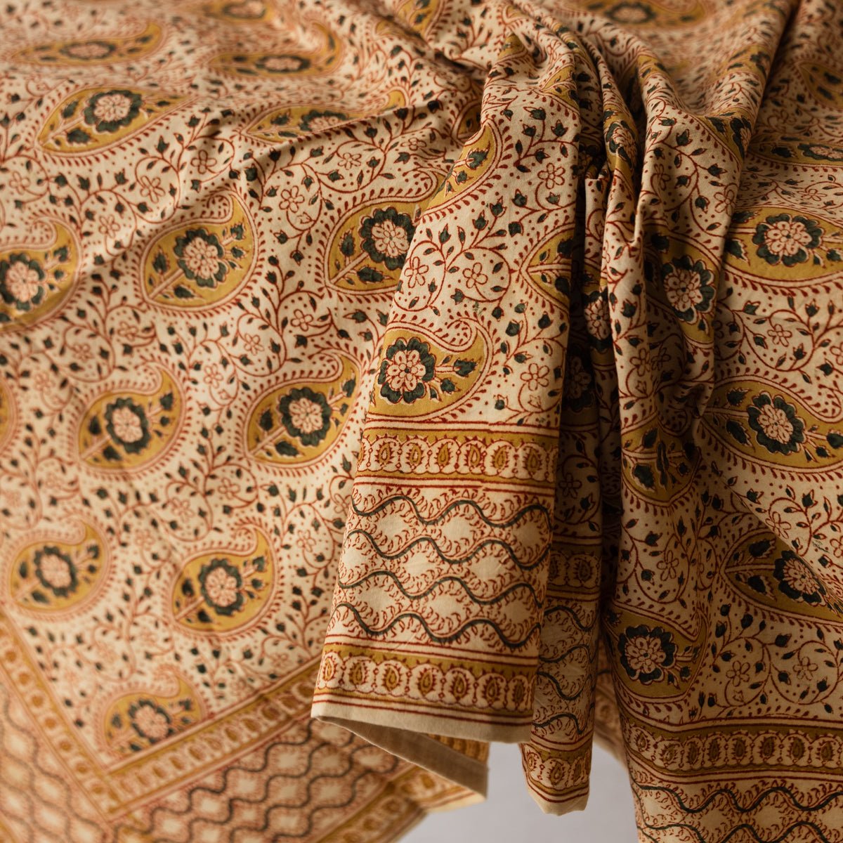 Block Print Tablecloth - elsie green - textiles