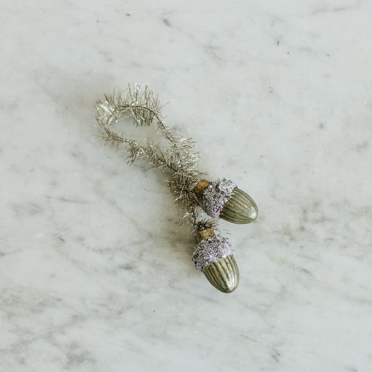 Blown Glass Acorn Ornament - elsie green - decor