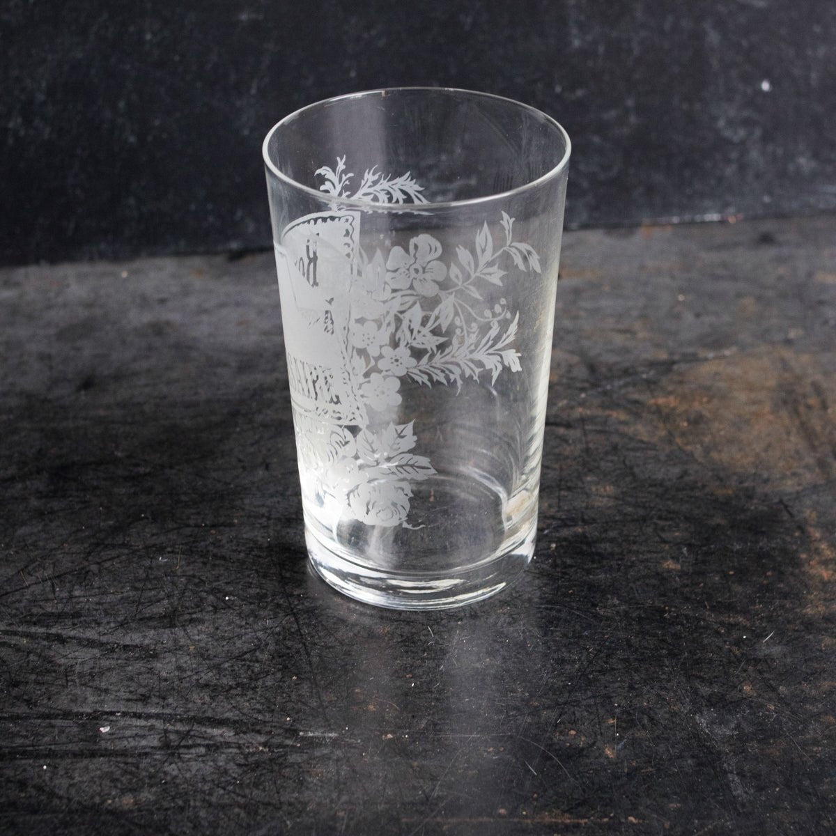 Blown Glass Tumbler | Bon Anniversaire - elsie green - the french kitchen