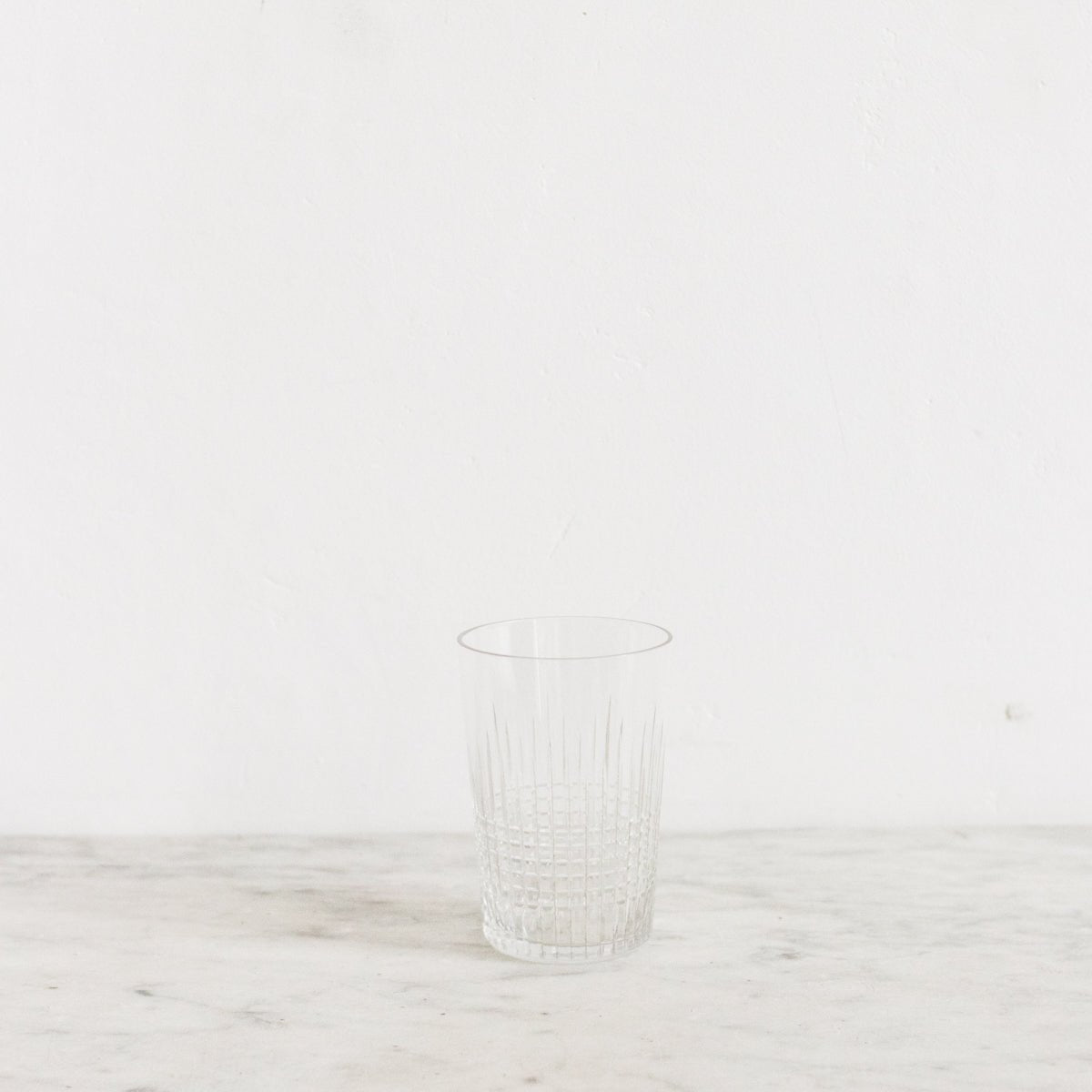 Blown Glass Tumbler with Brass Balancing Tray - elsie green - the french kitchen