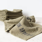 Bon Appetit Napkin Set of 4 | Avocado with Black - elsie green - the french kitchen