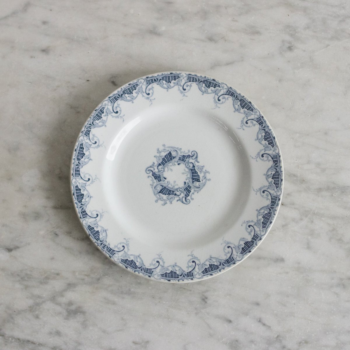 Bordure Transferware Plate Set of 11 - elsie green - The French Kitchen