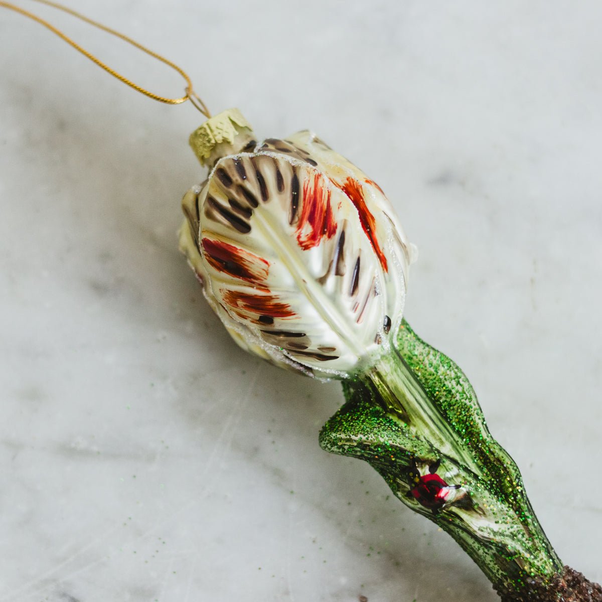 Botanical Tulip Ornament - elsie green - decor