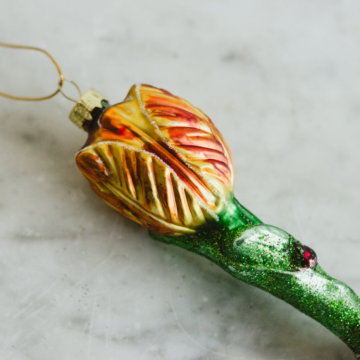 Botanical Tulip Ornament - elsie green - decor