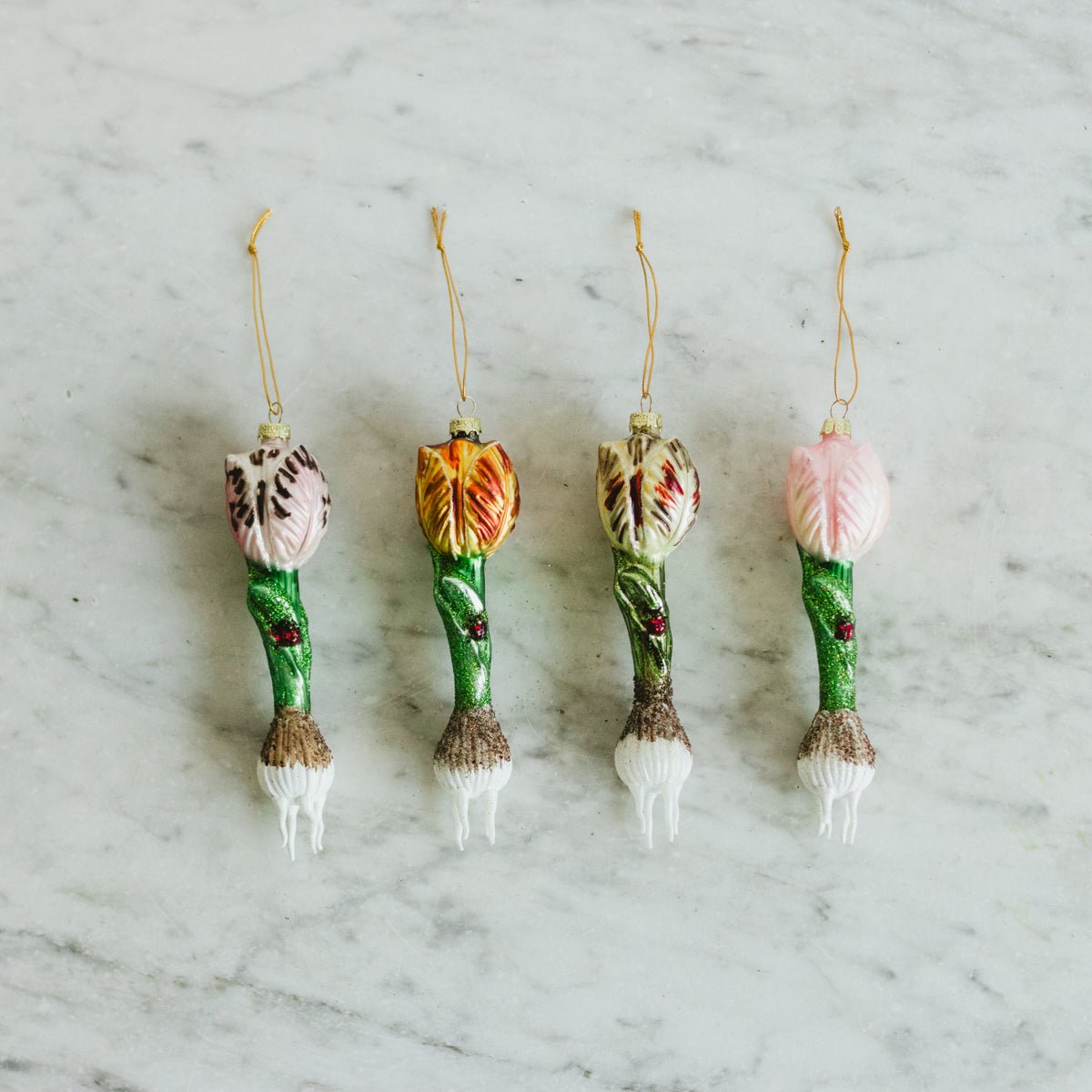 Botanical Tulip Ornament - elsie green - decor
