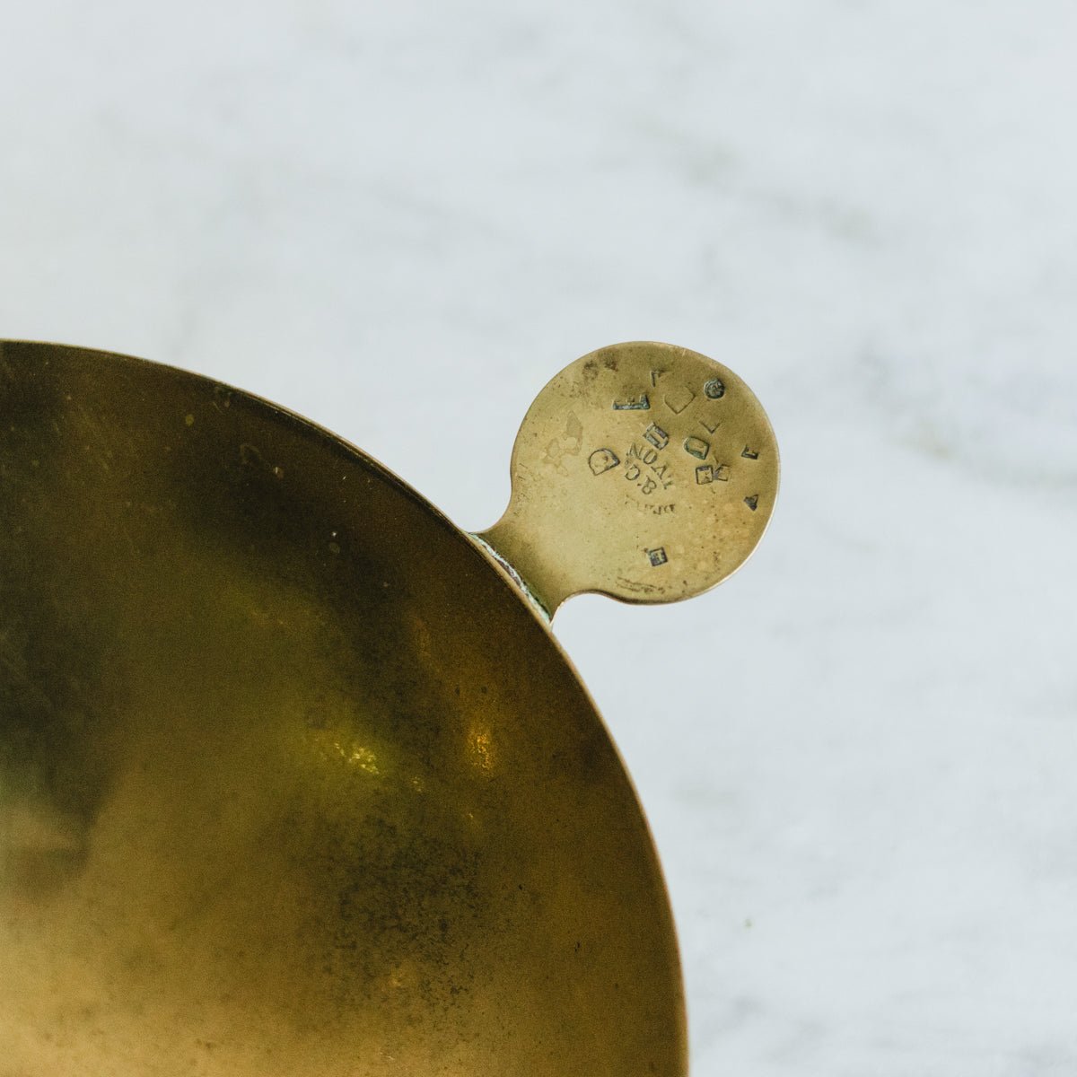 Brass Balancing Plate with 14 Petite Shell Spoons - elsie green - The French Kitchen