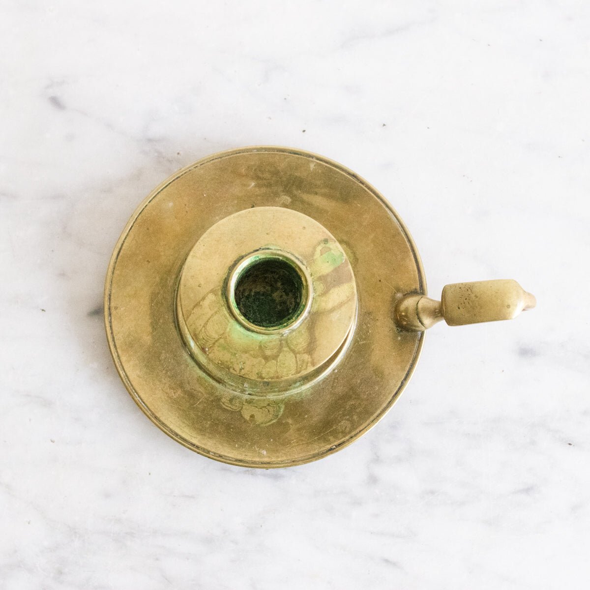 Brass Chamber Candlestick - elsie green - Decor