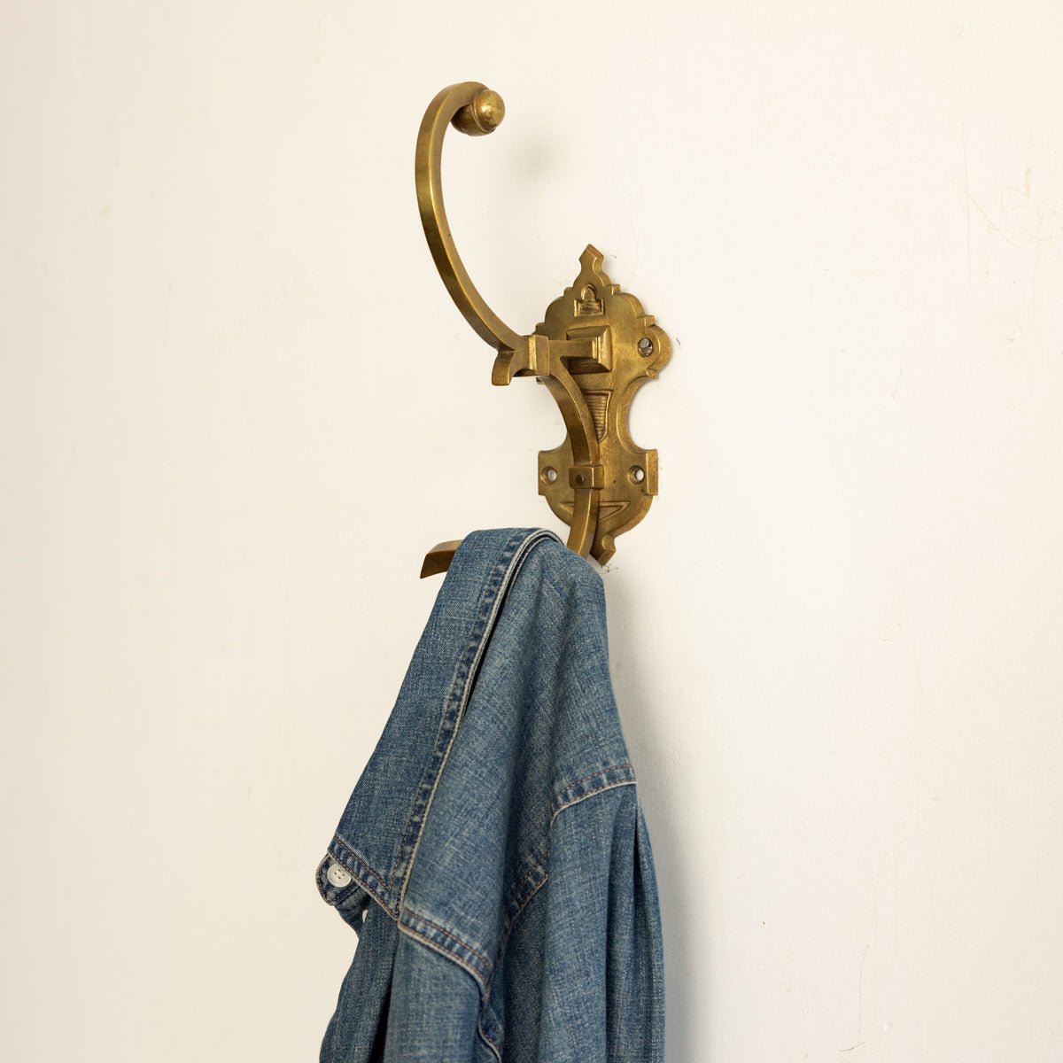 Brass Coat Hook - elsie green - decor