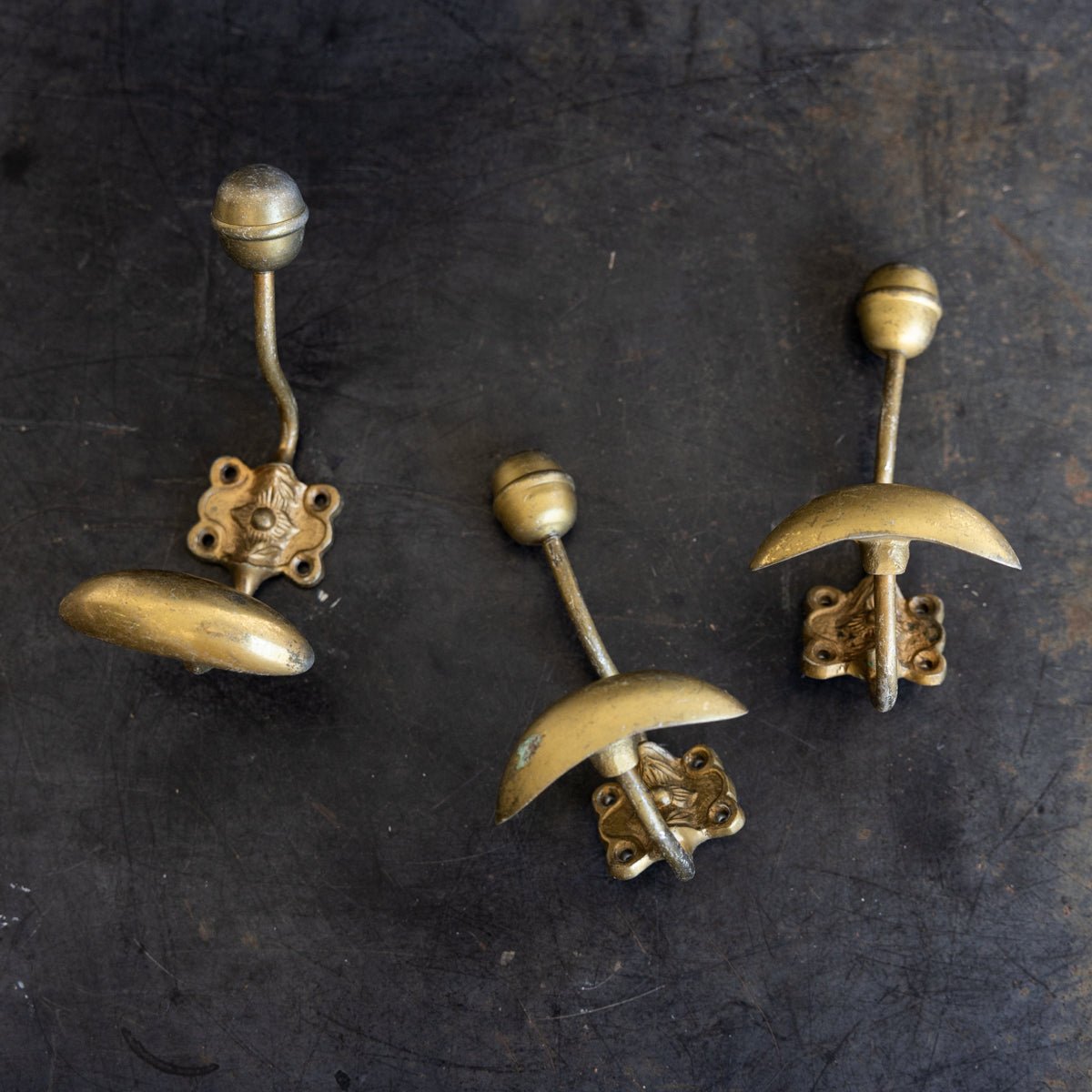 Brass Coat Hook - elsie green - decor
