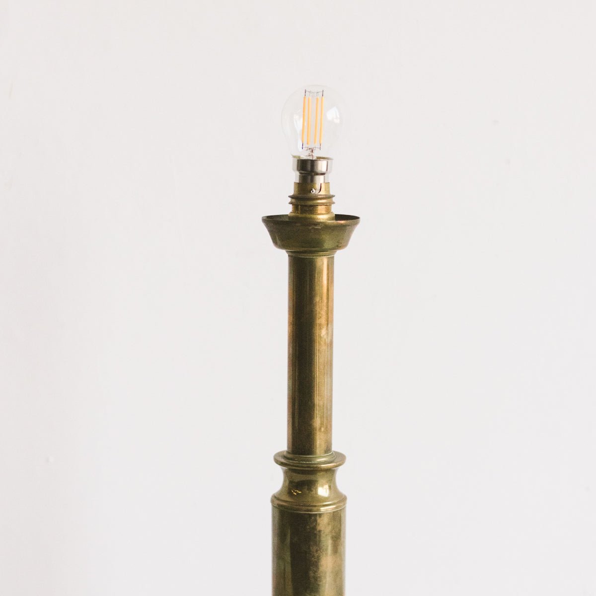 Brass Column Lamp - elsie green - decor