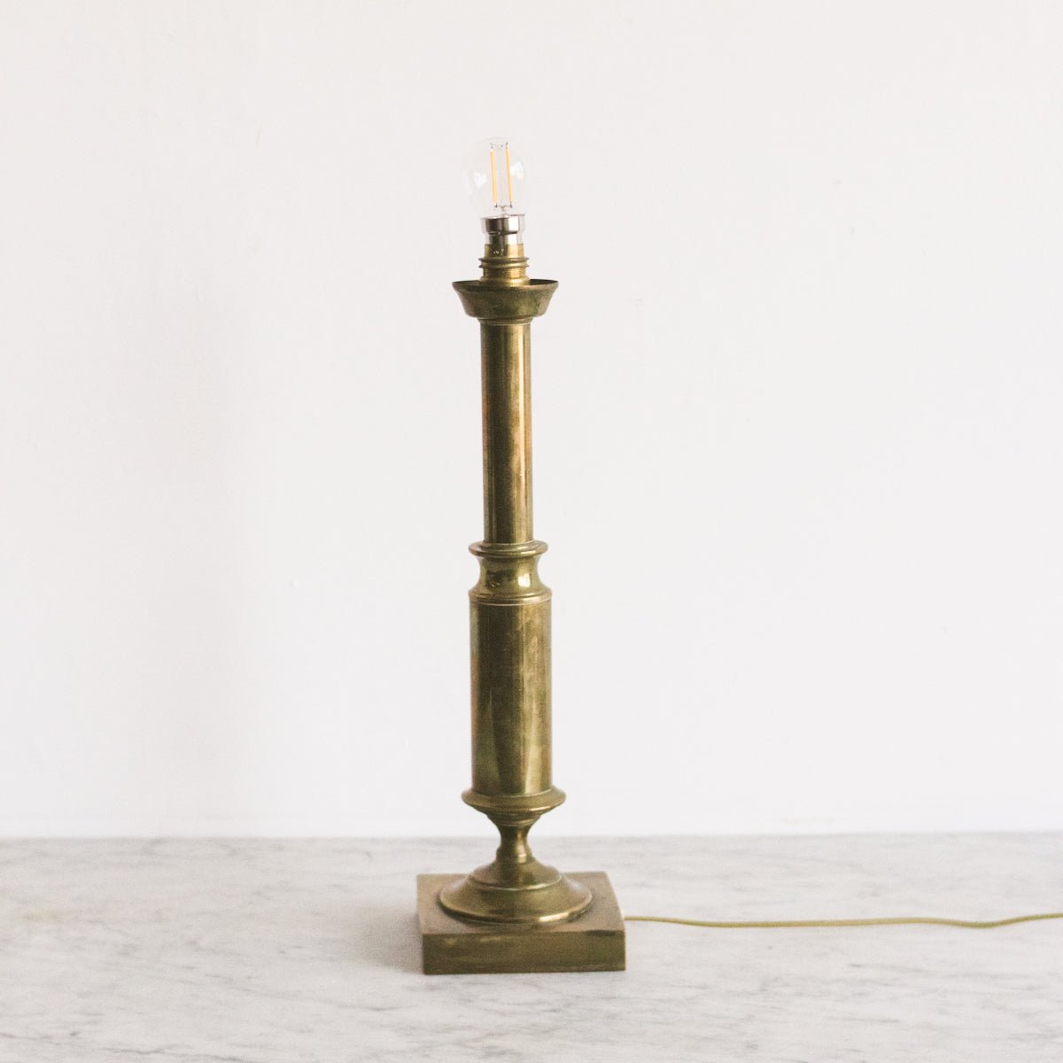 Brass Column Lamp - elsie green - decor
