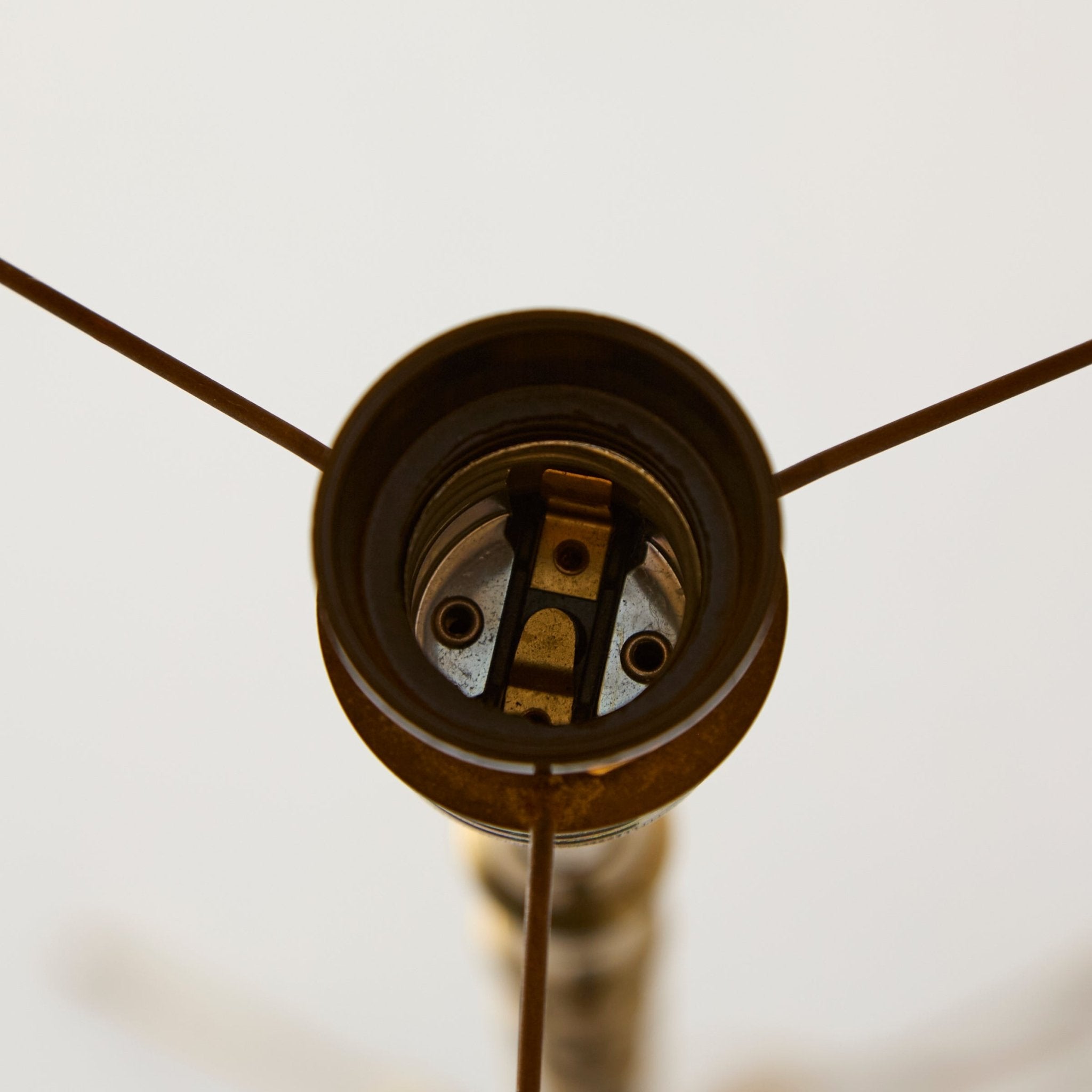 Brass Floor Lamp with Botanical Shade - elsie green - decor