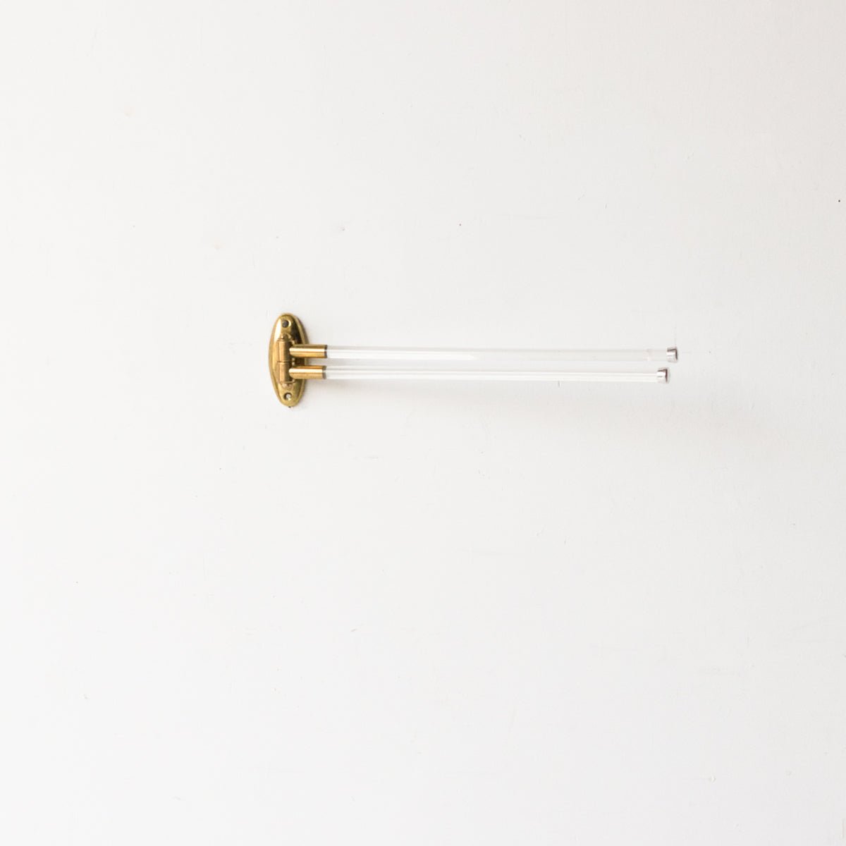 Brass & Glass Towel Bar - elsie green - decor