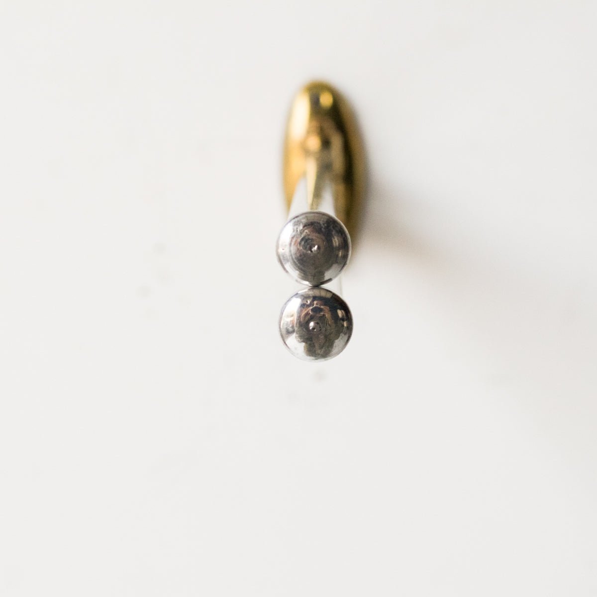 Brass & Glass Towel Bar - elsie green - decor