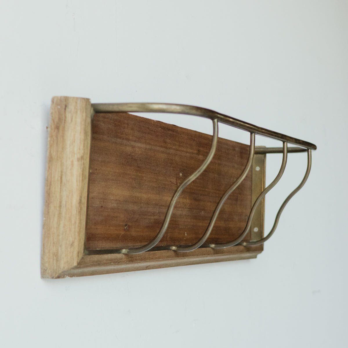 Brass & Oak Baguette Rack - elsie green - decor