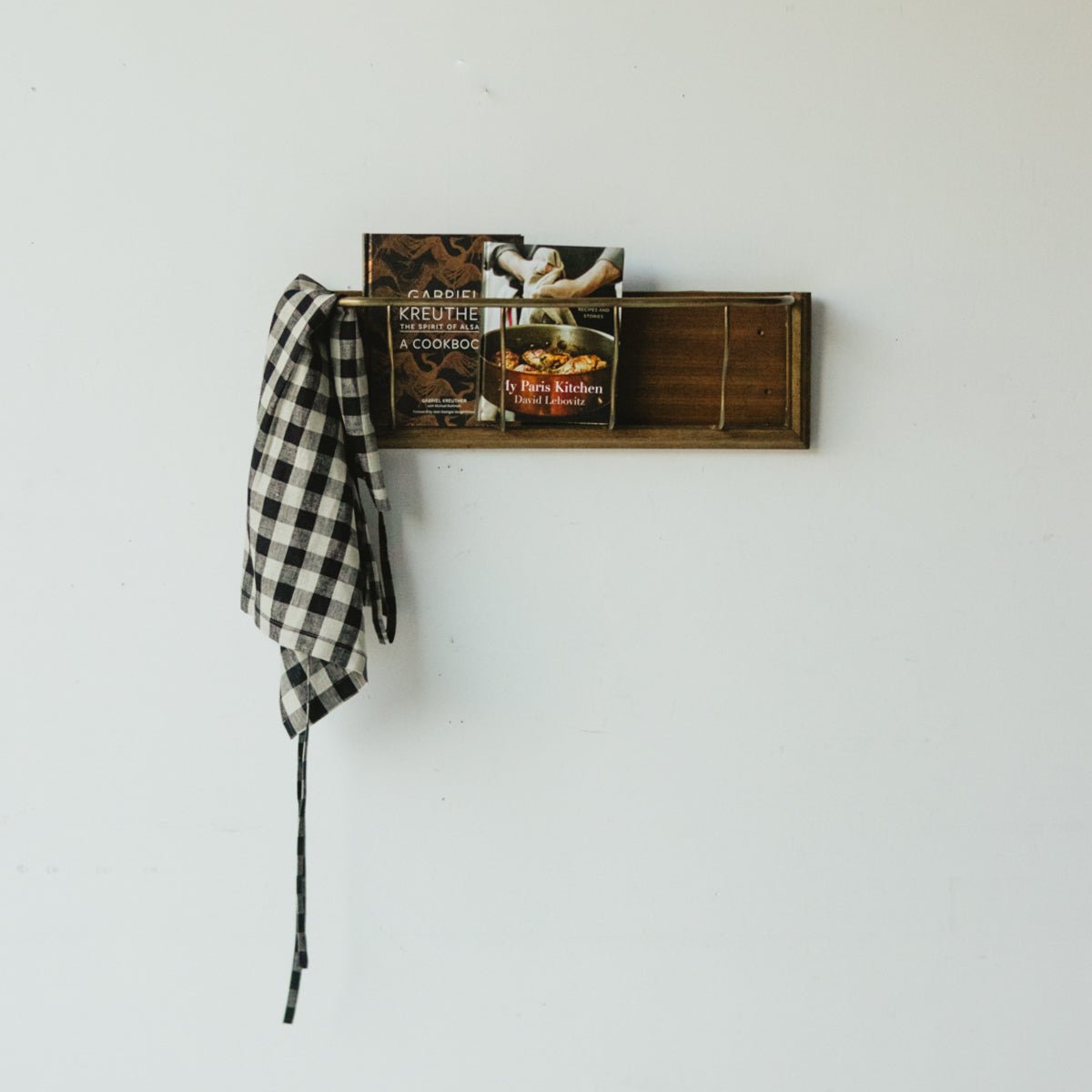 Brass & Oak Baguette Rack - elsie green - decor