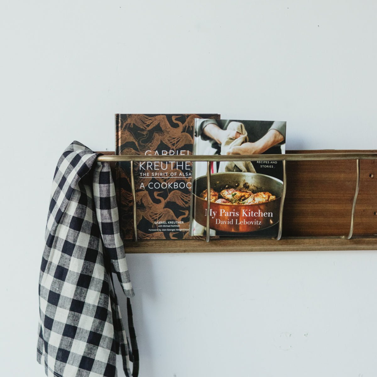 Brass & Oak Baguette Rack - elsie green - decor