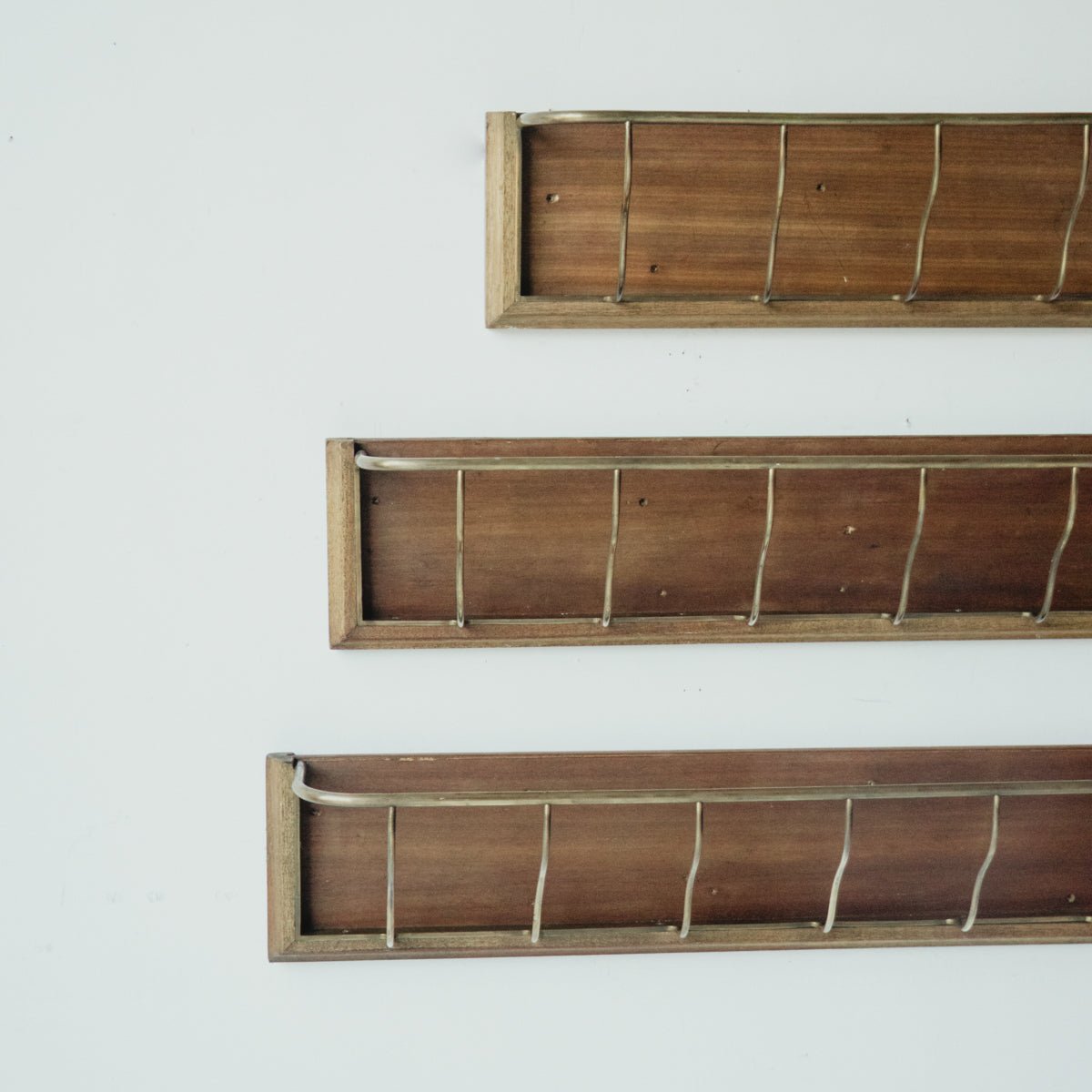 Brass & Oak Baguette Rack - elsie green - decor