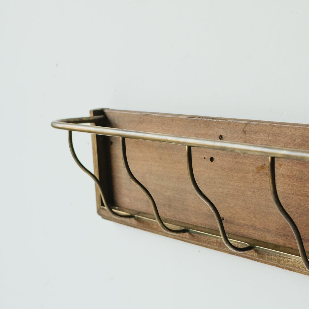 Brass & Oak Baguette Rack - elsie green - decor