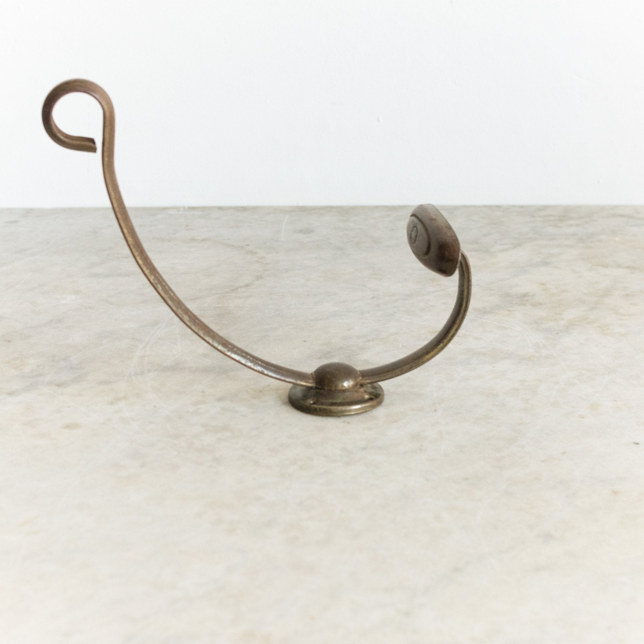 Brass Plated Coat Hook - elsie green - decor