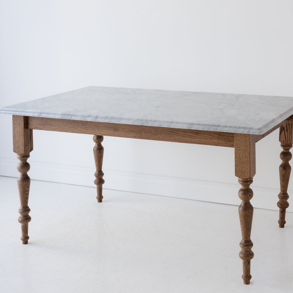 Brocanteur Marble Kitchen Table - elsie green - Custom Furniture