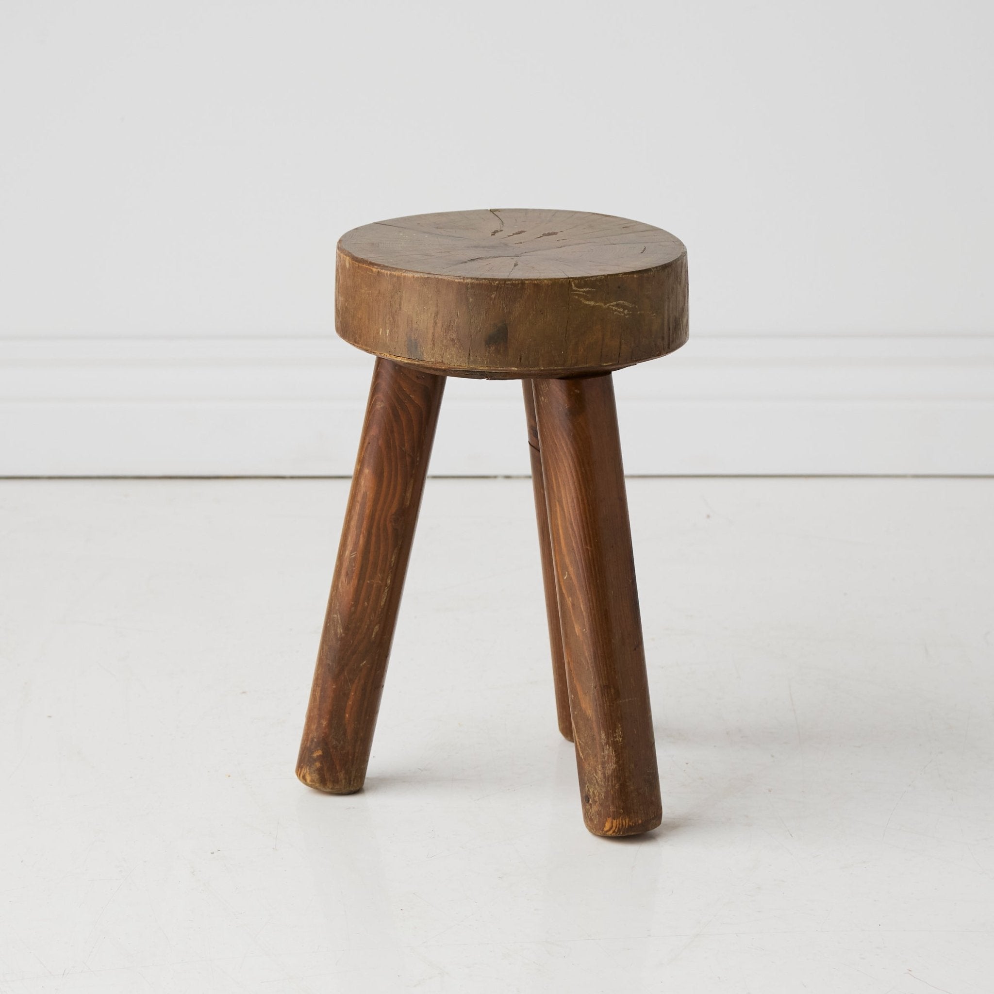 Brutalist Tripod Stool - elsie green - furniture