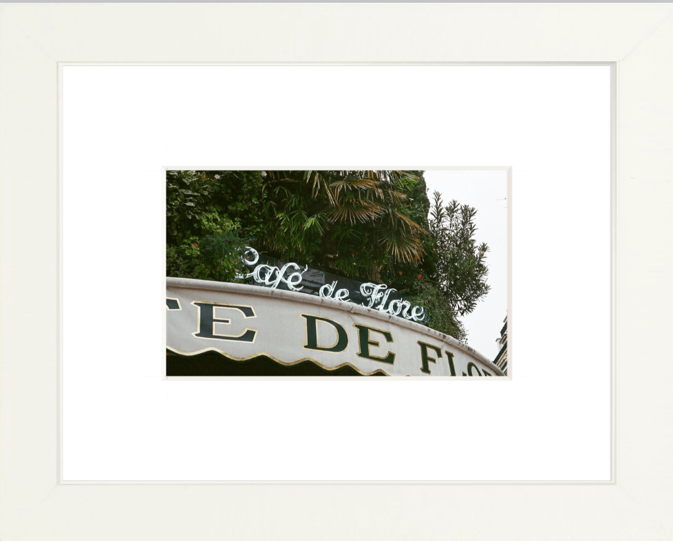 Café de Flore Paris Printed Photograph - elsie green - Art
