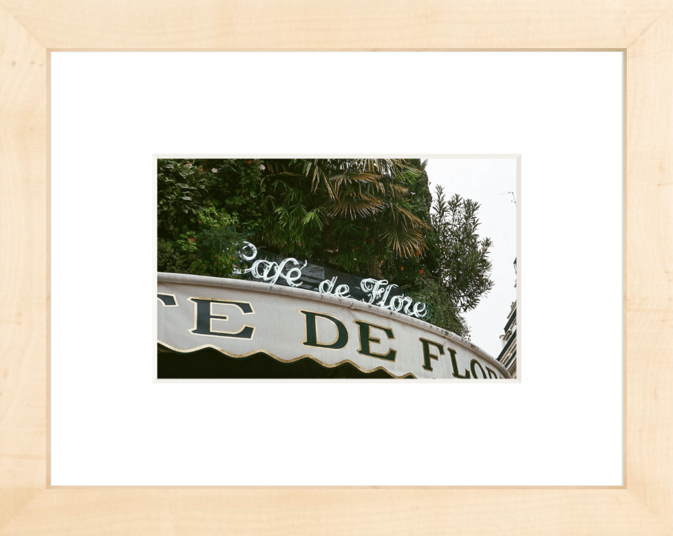 Café de Flore Paris Printed Photograph - elsie green - Art