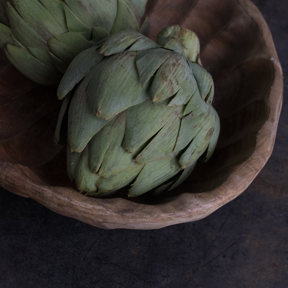 Carved Wood Bowl - elsie green - the french kitchen