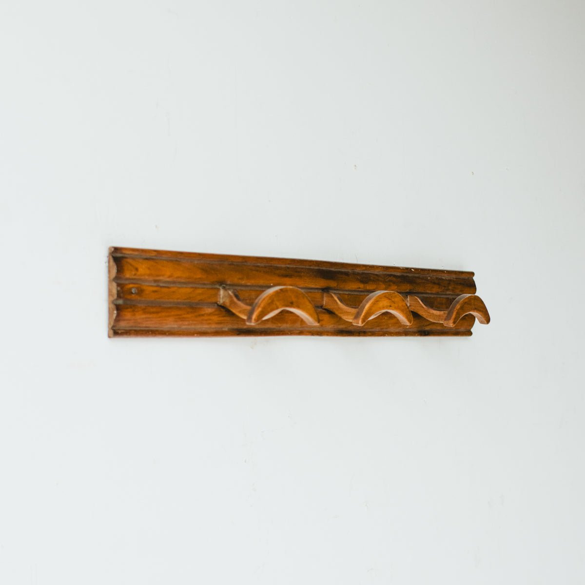 Carved Wood Coat Rack - elsie green - decor