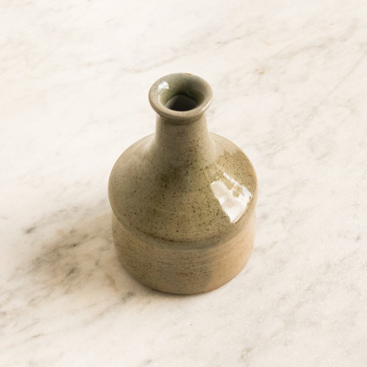 Ceramic Bud Vase With Stamp - elsie green - decor